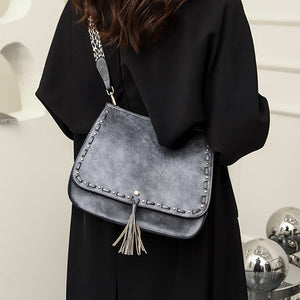 Women Tassel Shoulder Bag