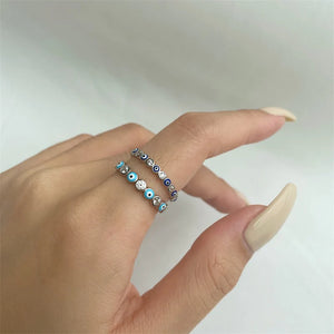 Evil Eye Zircon Rings