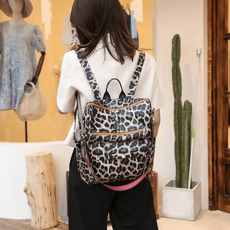 Vintage PU Leather Backpack