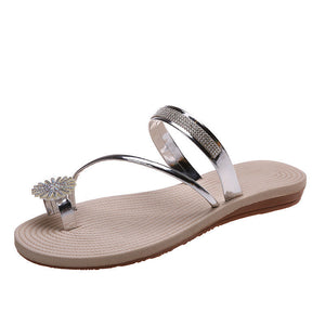 Summer Shiny Rhinestone Sandals