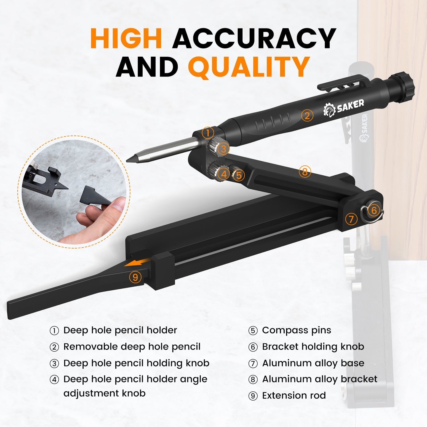 Saker Multi-function Scribing Tool