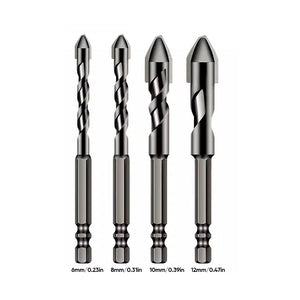 High-strength eccentric twist drill bit