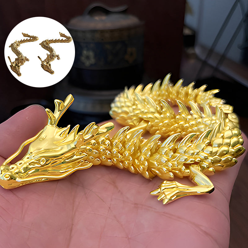 🐉💸Gold Dragon with Movable Joints